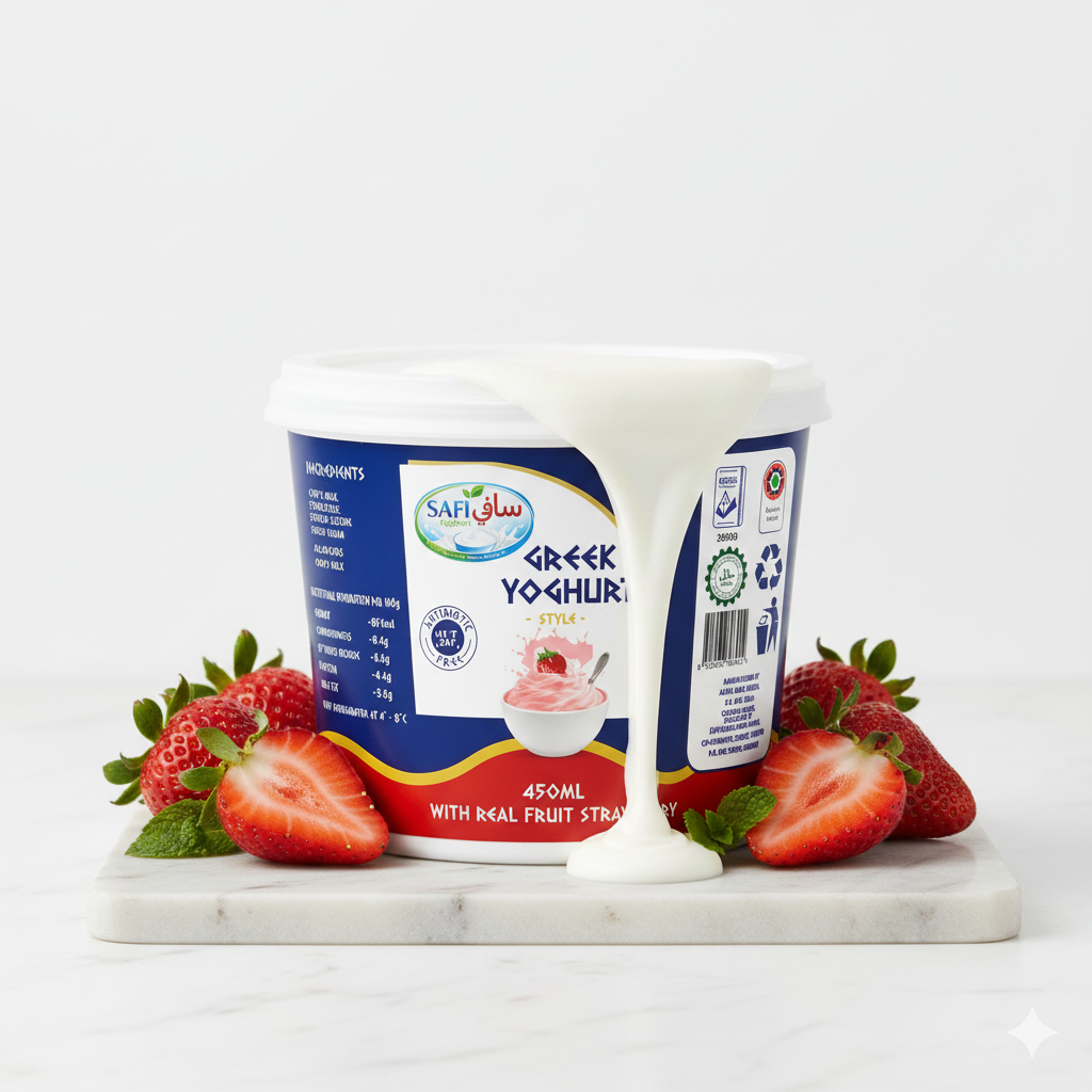 Safi Greek Yoghurt — Strawberry